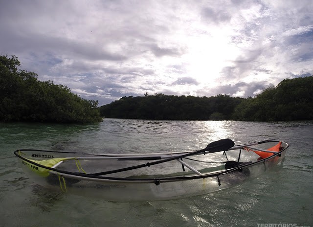 Ecofiwi – aventura de andar de caiaque transparente em San Andrés