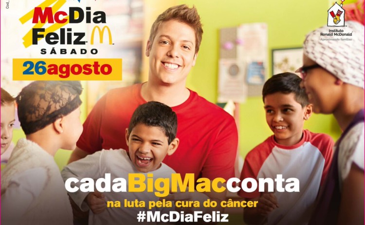 Esquenta McDia Feliz terá evento cultural aberto ao público dia 19/08