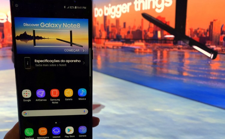 Samsung Galaxy Note8 promete revolucionar o mercado de smartphones