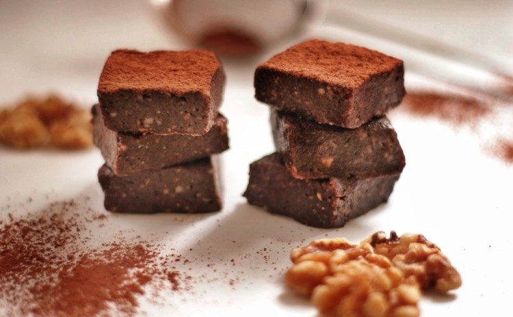 Brownie funcional sem açúcar, sem farinha e sem manteiga