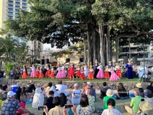 Show de hula gratuito no Havaí Oahu waikiki