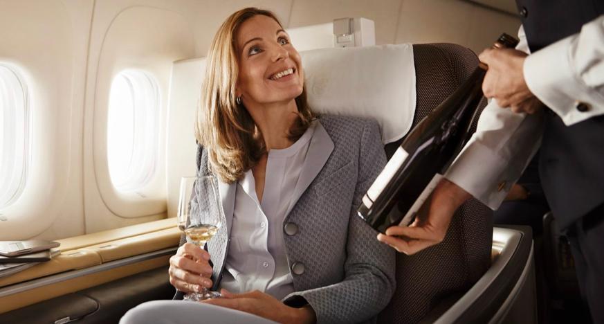 lufthansa first class terminal btg pactual gratuito